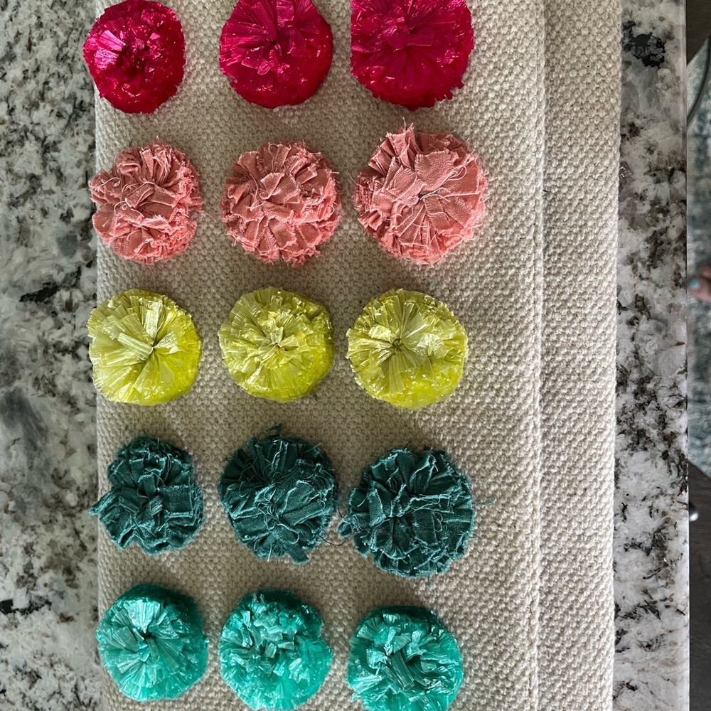 Stella & Dot St. Barths Pom Pom Clutch